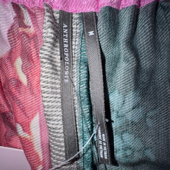 Anthropologie The Somerset Pull-On Pants: Printed Silky Edition – Size M NWT - Picture 9 of 15